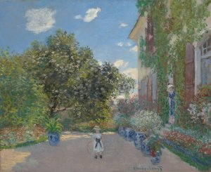 The Artist's House at Argenteuil by Claude Monet Oil Painting