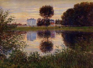 The Ball Shaped Tree, Argenteuil Detail by Claude Monet Oil Painting