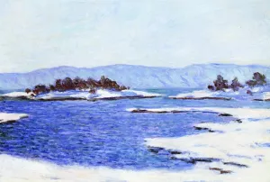 The Banks of the Fjord at Christiania by Claude Monet Oil Painting