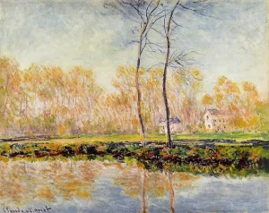 The Banks of the River Epte at Giverny painting by Claude Monet