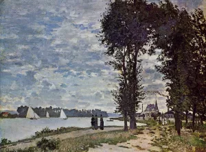 The Banks of the Seine at Argenteuil by Claude Monet Oil Painting