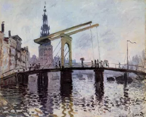 The Bridge, Amsterdam by Claude Monet - Oil Painting Reproduction