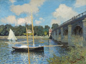 The Bridge at Argenteuil by Claude Monet Oil Painting