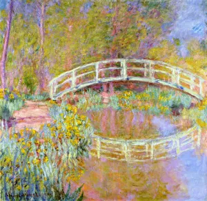 The Bridge in Monet's Garden by Claude Monet Oil Painting