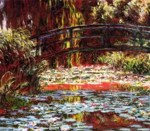 The Bridge Over the Water-Lily Pond by Claude Monet - Oil Painting Reproduction