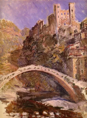 The Castle at Dolceacqua by Claude Monet - Oil Painting Reproduction