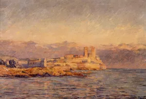 The Castle in Antibes by Claude Monet - Oil Painting Reproduction