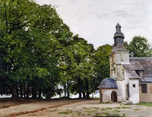 The Chapel of Notre-Dame-de-Grace, Honfleur by Claude Monet Oil Painting