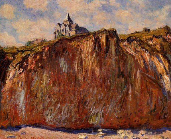 The Church at Varengeville by Claude Monet - Hand-Painted Oil Painting Reproduction