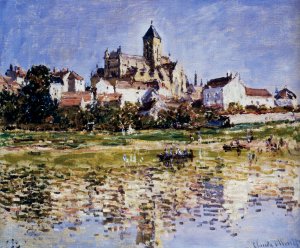 The Church at Vetheuil Oil painting by Claude Monet
