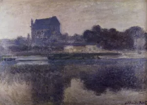 The Church of Vernon in the Mist painting by Claude Monet