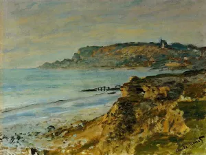 The Cliff at Sainte-Adresse by Claude Monet Oil Painting