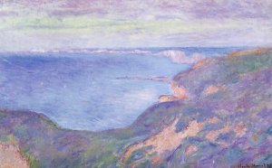 The Cliff Near Dieppe by Claude Monet Oil Painting
