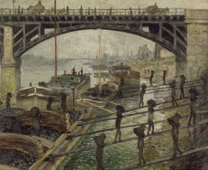 The Coalmen by Claude Monet Oil Painting