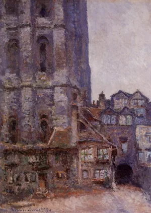 The Cour d'Albane, Grey Weather by Claude Monet Oil Painting