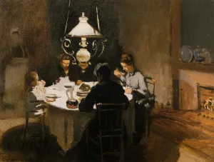 The Dinner by Claude Monet Oil Painting