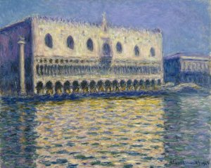The Doges Palace by Claude Monet Oil Painting