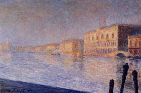 Main Product Photo of The Doges' Palace Painting by Claude Monet