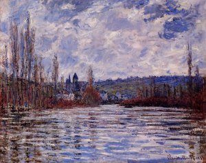The Flood of the Seine at Vetheuil by Claude Monet Oil Painting