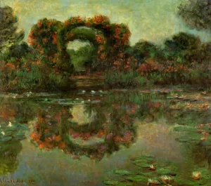 The Flowered Arches at Giverny by Claude Monet Oil Painting