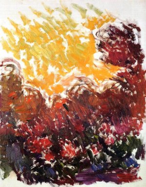 The Garden at Giverny Oil painting by Claude Monet