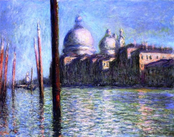 The Grand Canal 2 by Claude Monet - Hand-Painted Oil Painting Reproduction