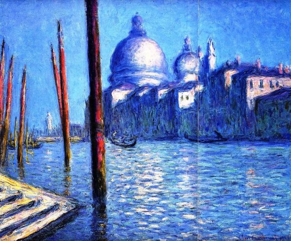 Main Product Photo of The Grand Canal Painting by Claude Monet
