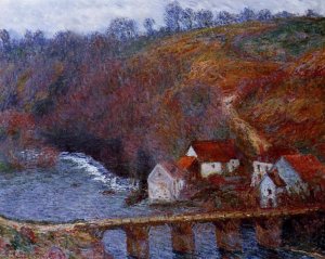 The Grande Creuse by the Bridge at Vervy by Claude Monet Oil Painting
