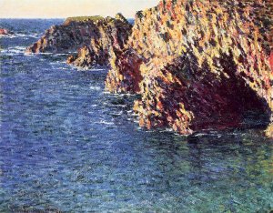 The Grotto of Port-Domois by Claude Monet Oil Painting