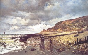The Headland of the Heve at Low Tide by Claude Monet Oil Painting