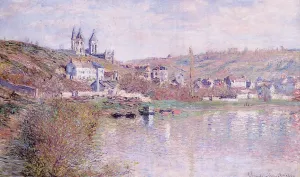 The Hills of Vetheuil painting by Claude Monet
