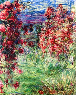 The House Among the Roses Oil painting by Claude Monet