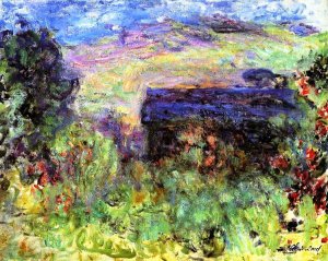 The House Seen through the Roses by Claude Monet Oil Painting