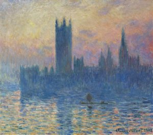 The Houses of Parliament,Sunset by Claude Monet Oil Painting