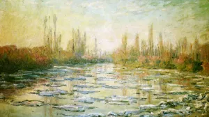 The Ice-Floes painting by Claude Monet