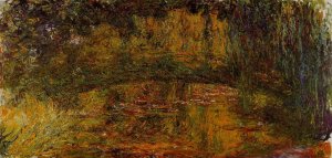 The Japanese Bridge Oil painting by Claude Monet
