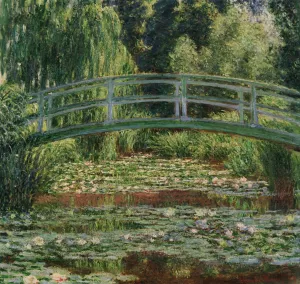 The Japanese Footbridge and the Water Lily Pool, Giverny by Claude Monet Oil Painting