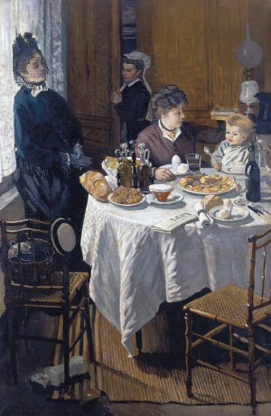 The Luncheon by Claude Monet Oil Painting