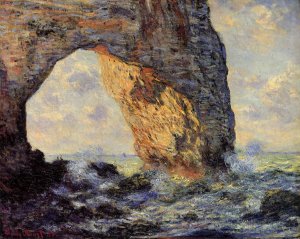 The Manneport, Etretat by Claude Monet Oil Painting