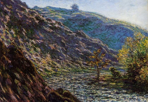 The Old Tree at the Confluence by Claude Monet - Hand-Painted Oil Painting Reproduction