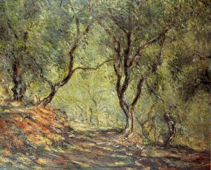 The Olive Tree Wood in the Moreno Garden by Claude Monet Oil Painting