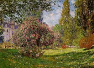 The Parc Monceau, Paris painting by Claude Monet