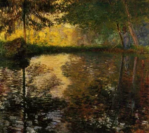The Pond at Montgeron painting by Claude Monet