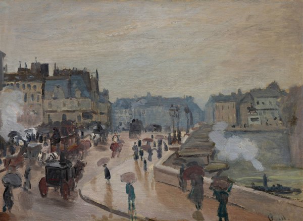 The Pont Neuf  by Claude Monet - Hand-Painted Oil Painting Reproduction