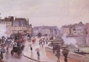 The Pont Neuf by Claude Monet Oil Painting
