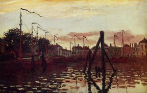 The Port of Zaandam by Claude Monet Oil Painting