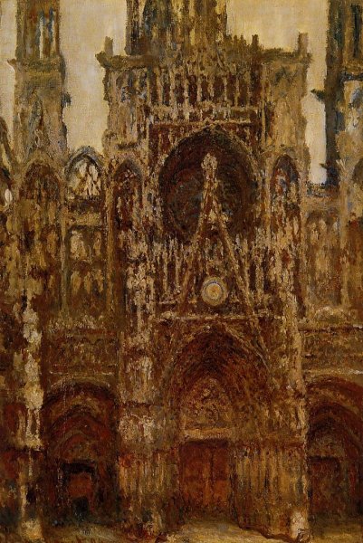 Main Product Photo of The Portal, Harmony in Brown Painting by Claude Monet