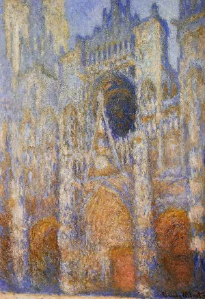 The Portal of Rouen Cathedral at Midday painting by Claude Monet