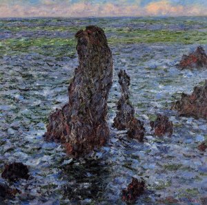 The 'Pyramids' at Port-Coton by Claude Monet Oil Painting