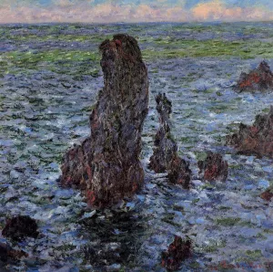 The 'Pyramids' at Port-Coton by Claude Monet - Oil Painting Reproduction